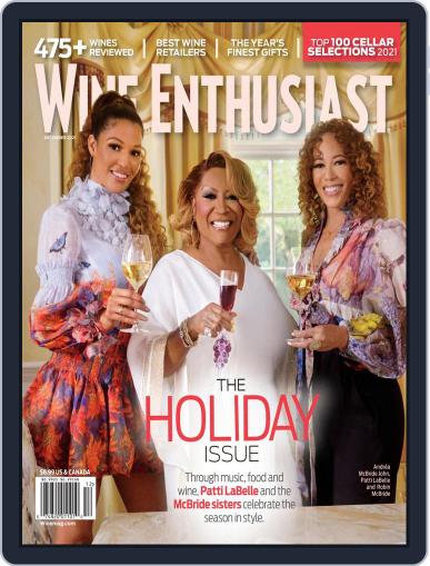 Wine Enthusiast December 1st, 2021 Digital Back Issue Cover