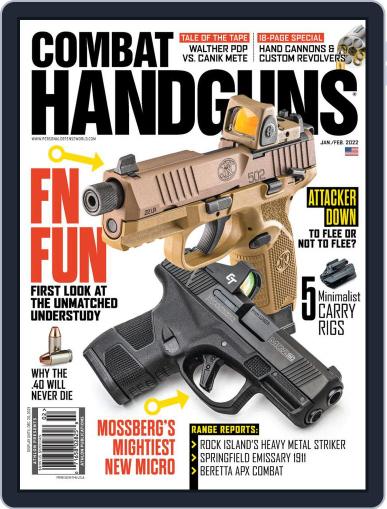 Combat Handguns January 1st, 2022 Digital Back Issue Cover