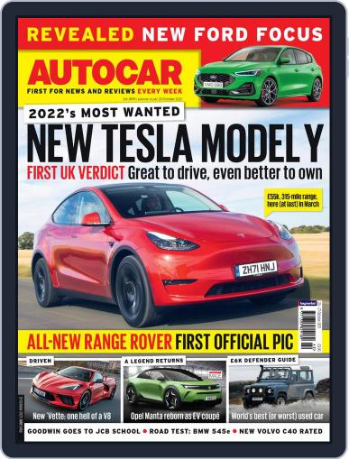 Autocar October 20th, 2021 Digital Back Issue Cover