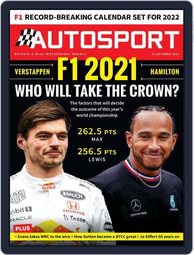 Autosport October 21st, 2021 Digital Back Issue Cover