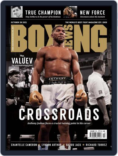 Boxing News October 28th, 2021 Digital Back Issue Cover