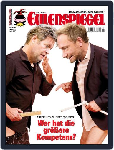 EULENSPIEGEL, Das Satiremagazin November 1st, 2021 Digital Back Issue Cover