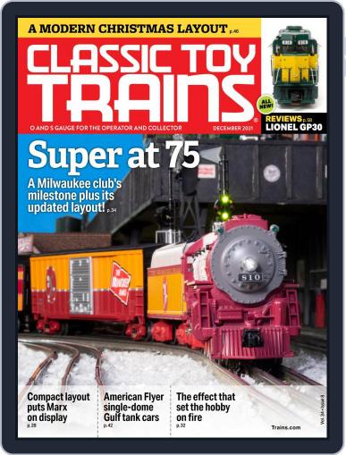 Classic Toy Trains December 1st, 2021 Digital Back Issue Cover