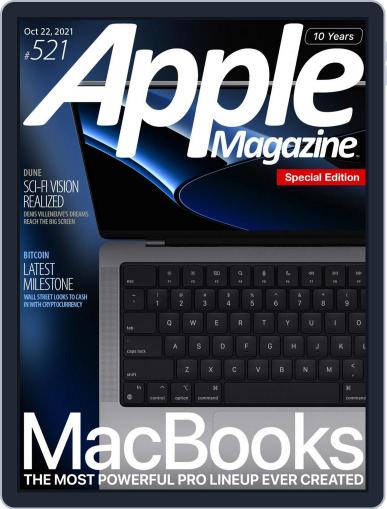 AppleMagazine October 22nd, 2021 Digital Back Issue Cover