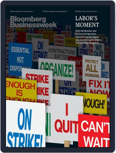 Bloomberg Businessweek November 1st, 2021 Digital Back Issue Cover
