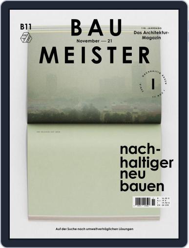 Baumeister November 1st, 2021 Digital Back Issue Cover