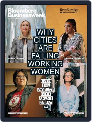 Bloomberg Businessweek-Europe Edition November 1st, 2021 Digital Back Issue Cover
