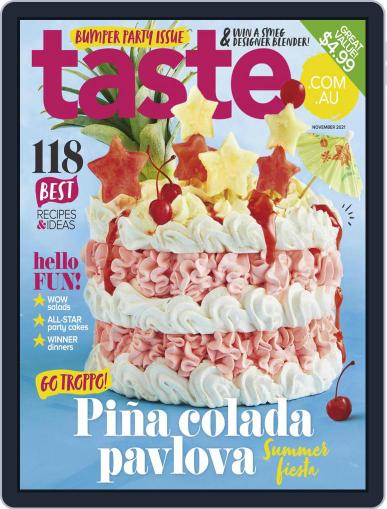 Taste.com.au November 1st, 2021 Digital Back Issue Cover