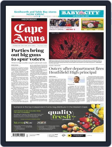Cape Argus October 29th, 2021 Digital Back Issue Cover