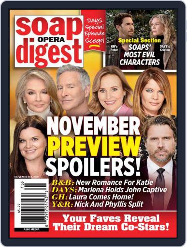 Soap Opera Digest November 8th, 2021 Digital Back Issue Cover