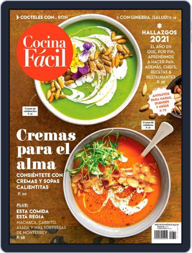 Cocina Fácil November 1st, 2021 Digital Back Issue Cover