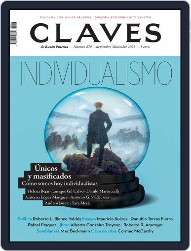 Claves De La Razón Práctica November 1st, 2021 Digital Back Issue Cover