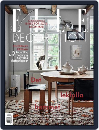 ELLE Decoration Sweden November 1st, 2021 Digital Back Issue Cover