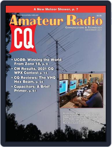 CQ Amateur Radio November 1st, 2021 Digital Back Issue Cover
