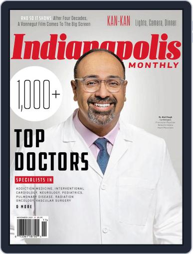 Indianapolis Monthly (Digital) November 1st, 2021 Issue Cover