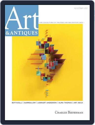 Art & Antiques November 1st, 2021 Digital Back Issue Cover