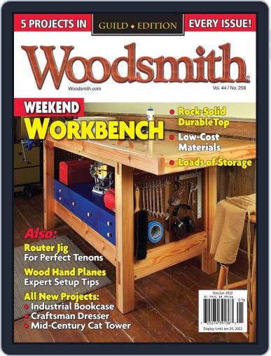 Woodsmith December 1st, 2021 Digital Back Issue Cover