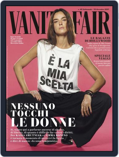 Vanity Fair Italia November 10th, 2021 Digital Back Issue Cover