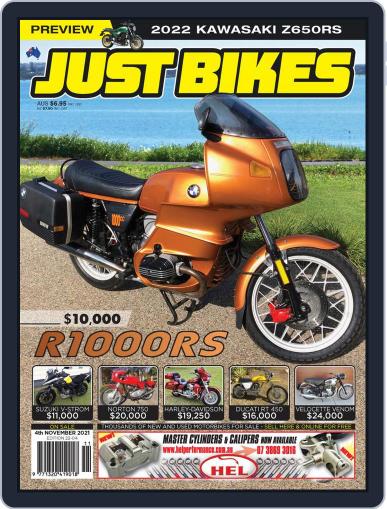 Just Bikes November 4th, 2021 Digital Back Issue Cover