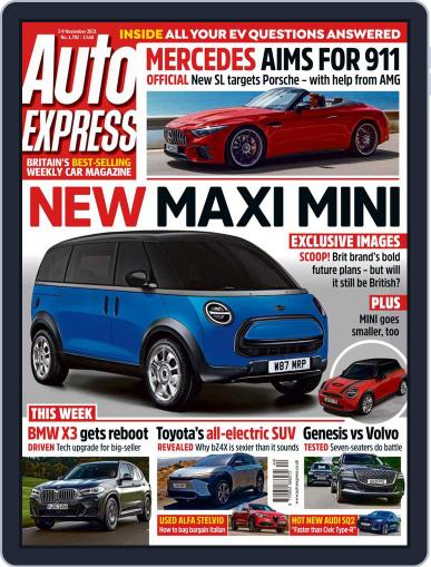 Auto Express November 3rd, 2021 Digital Back Issue Cover