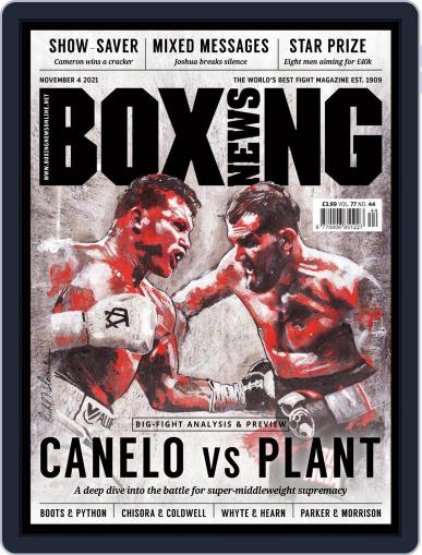 Boxing News November 4th, 2021 Digital Back Issue Cover