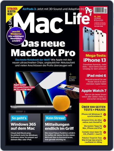 MacLife Germany December 1st, 2021 Digital Back Issue Cover