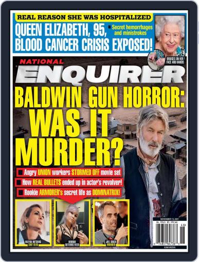 National Enquirer November 15th, 2021 Digital Back Issue Cover
