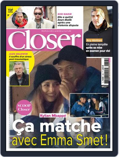 Closer France November 5th, 2021 Digital Back Issue Cover