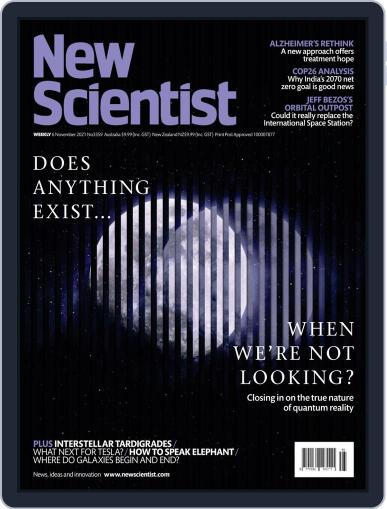 New Scientist Australian Edition November 6th, 2021 Digital Back Issue Cover