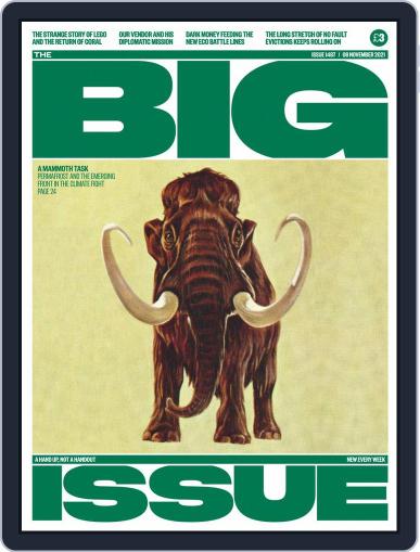 The Big Issue United Kingdom November 8th, 2021 Digital Back Issue Cover