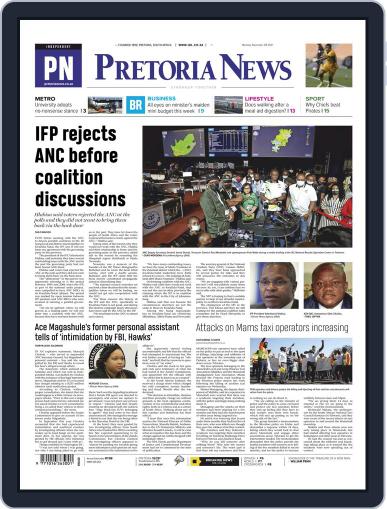 Pretoria News November 8th, 2021 Digital Back Issue Cover