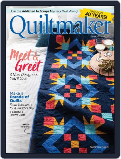 QUILTMAKER January 1st, 2022 Digital Back Issue Cover