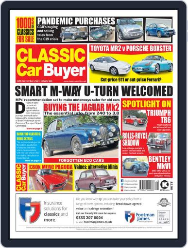 Classic Car Buyer November 10th, 2021 Digital Back Issue Cover