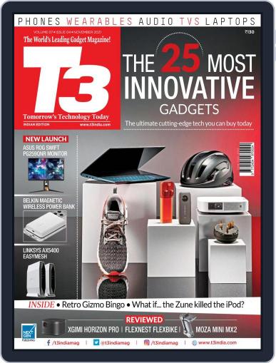 T3 India November 1st, 2021 Digital Back Issue Cover