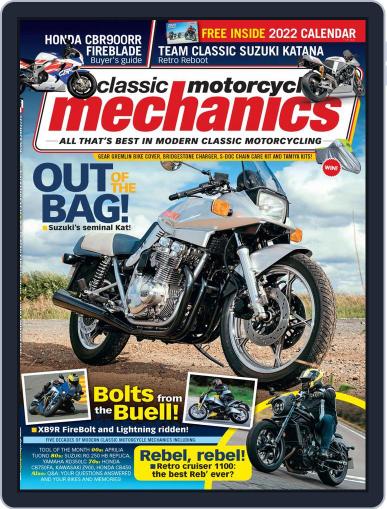 Classic Motorcycle Mechanics December 1st, 2021 Digital Back Issue Cover