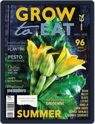 Grow to Eat November 5th, 2021 Digital Back Issue Cover