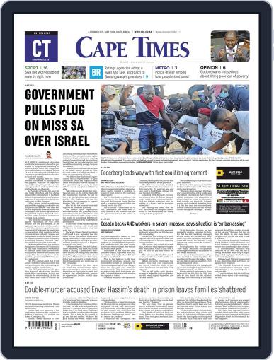Cape Times November 15th, 2021 Digital Back Issue Cover