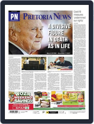 Pretoria News November 12th, 2021 Digital Back Issue Cover
