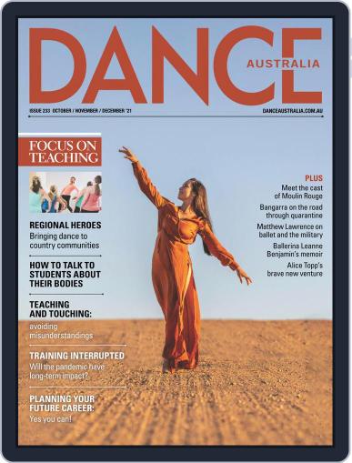 Dance Australia (Digital) October 1st, 2021 Issue Cover