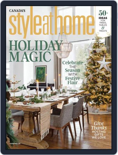 Style At Home Canada December 1st, 2021 Digital Back Issue Cover