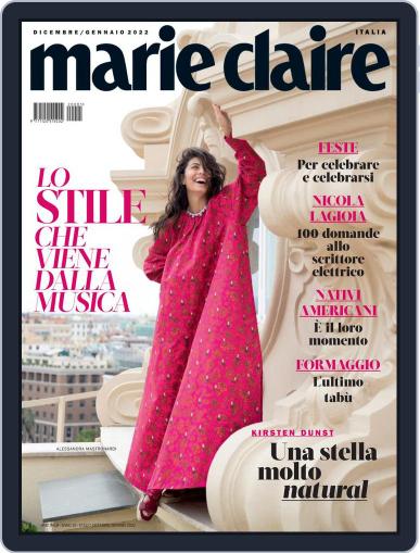 Marie Claire Italia December 1st, 2021 Digital Back Issue Cover