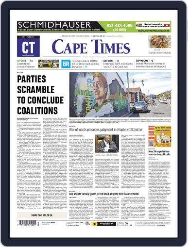 Cape Times November 16th, 2021 Digital Back Issue Cover