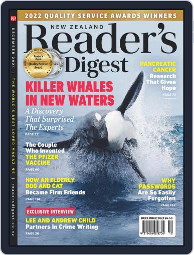 Reader’s Digest New Zealand December 1st, 2021 Digital Back Issue Cover