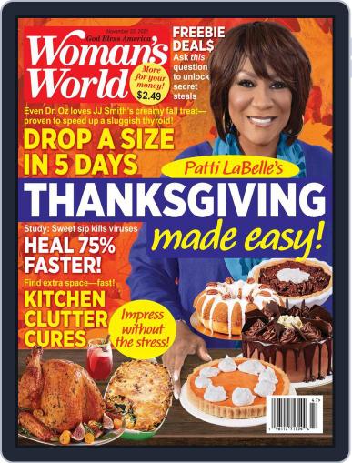 Woman's World November 22nd, 2021 Digital Back Issue Cover