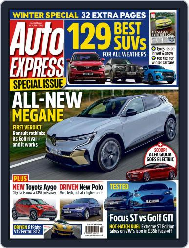 Auto Express November 10th, 2021 Digital Back Issue Cover