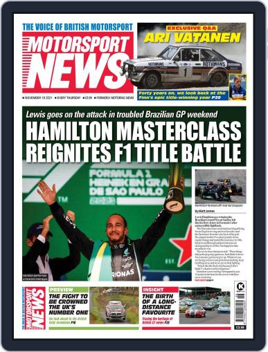 Motorsport News November 18th, 2021 Digital Back Issue Cover