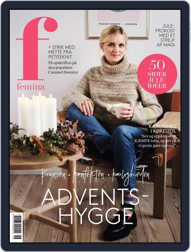 femina Denmark November 18th, 2021 Digital Back Issue Cover