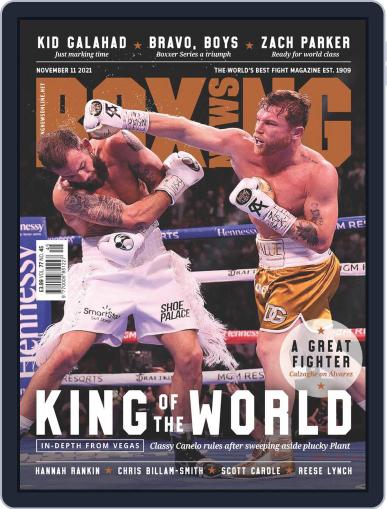Boxing News November 11th, 2021 Digital Back Issue Cover