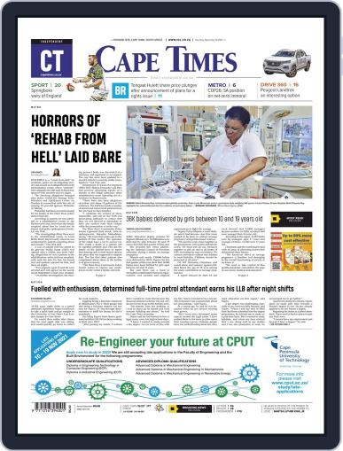 Cape Times November 18th, 2021 Digital Back Issue Cover