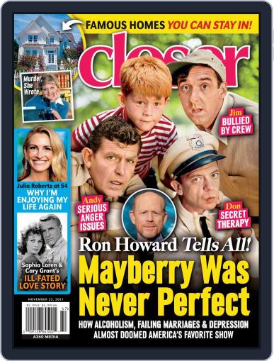Closer Weekly November 22nd, 2021 Digital Back Issue Cover